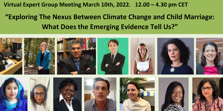 Event - “Exploring the nexus between climate change and child marriage"