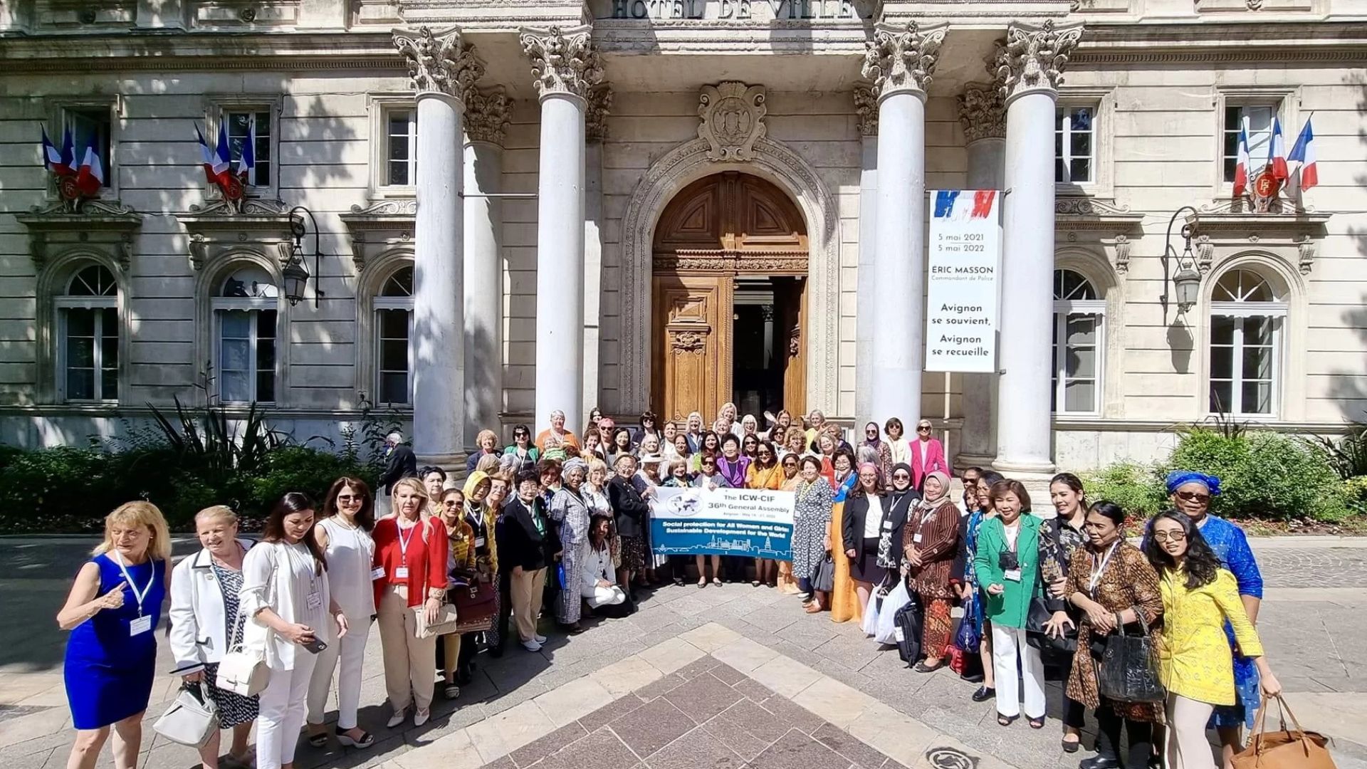 NCWA Delegates at 2022 ICW-CIF Conference in Avignon, France.