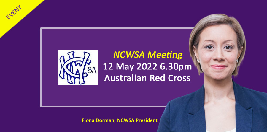 NCWSA with Australian Red Cross Australia - May 12th Council