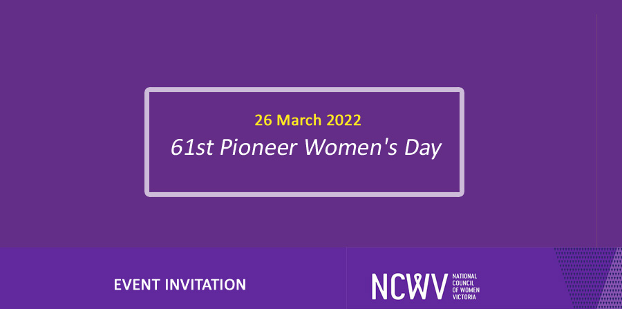 61st Pioneer Women's Day NCWV event